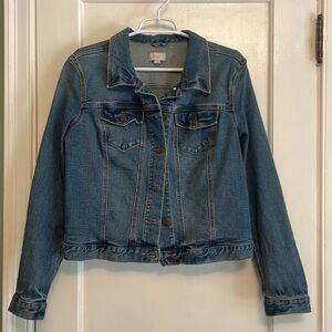 Loft denim jacket, size L